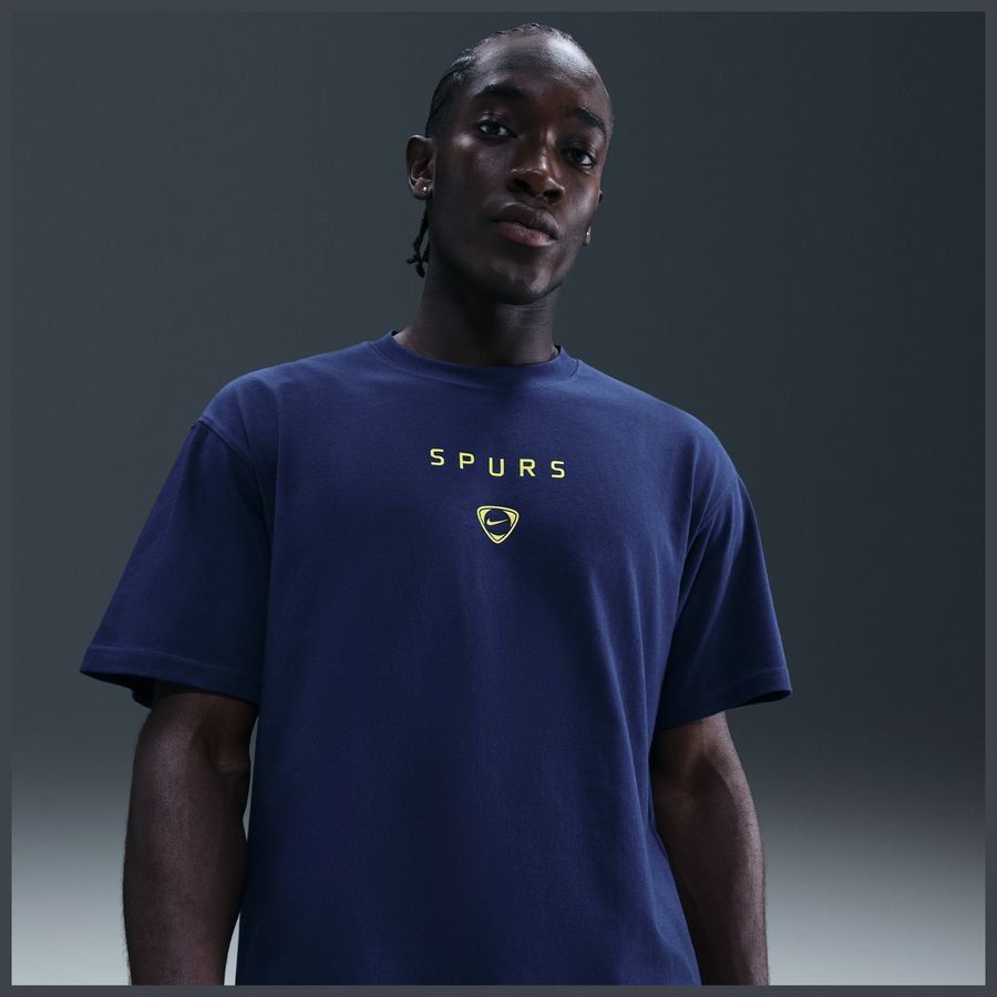 Tottenham T-Shirt T90 Wordmark - Blue Void - Men's-SoccerKits Hub | Buy Soccer Jerseys Online